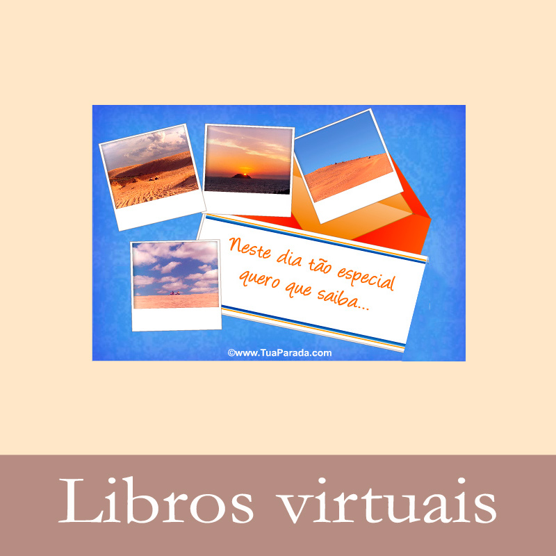 Cartões postais: Livros virtuais