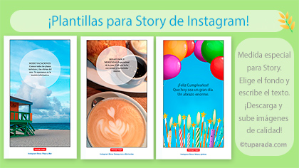 Tarjetas, postales: Instagram Story Plantillas