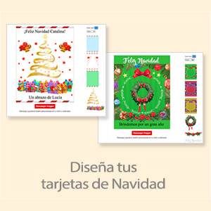 Tarjetas de  Plantillas para Navidad