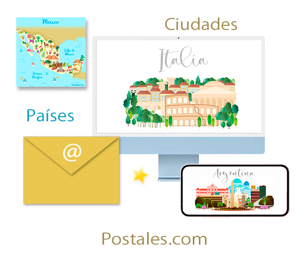 Postales.com - Ciudades y países