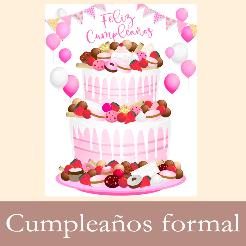 Tarjetas, postales: Cumpleaños formal